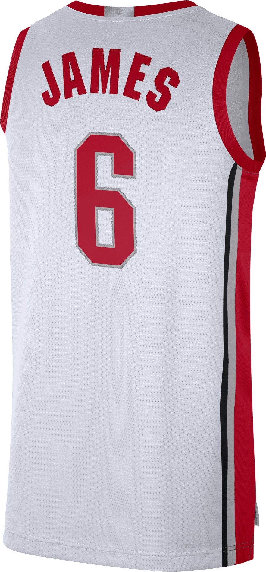 Nike Men's Ohio State Buckeyes #6 White Limited Basketball Jersey