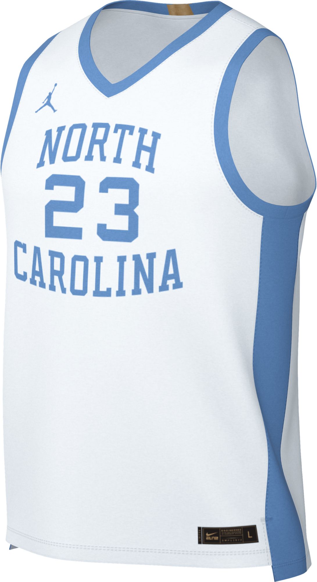 Jordan Men's North Carolina Tar Heels Michael  #23 White Limited Basketball Jersey