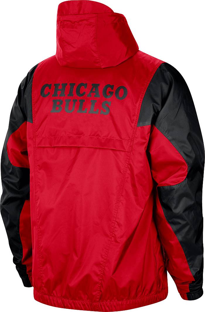 Nike Chicago Bulls Courtside City Edition Men's NBA Fleece Pullover Hoodie Red
