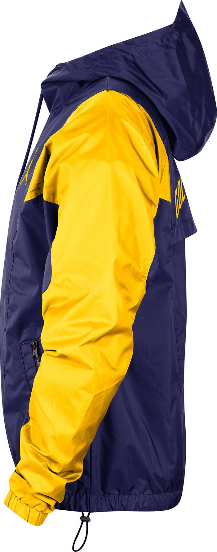 Nike Men's Golden State Warriors Blue Courtside Lightweight Jacket, Small