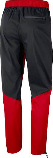 Nike Chicago Bulls Courtside Fleece Pants Black - BLACK/WHITE/UNIVERSITY RED