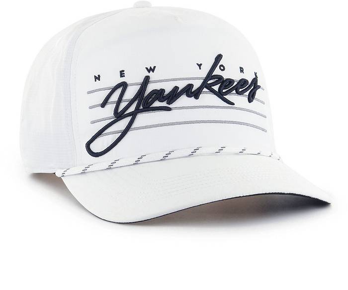 Men's '47 Navy/White New York Yankees Burgess Trucker Snapback Hat