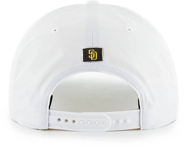 Mitchell & Ness San Diego Padres Evergreen Trucker Snapback Hat Off White
