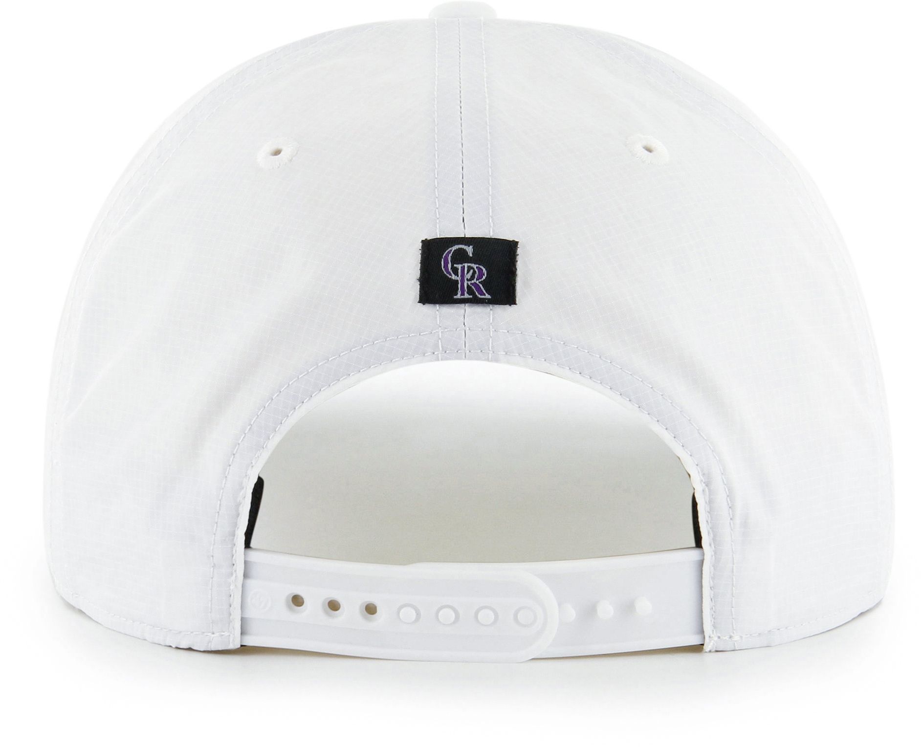 '47 Adult Colorado Rockies White Downburst Hitch Adjustable Hat product image