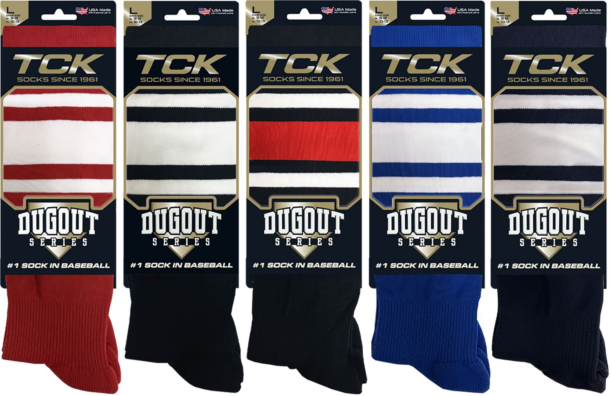 TCK Adult Dugout Over The Calf Performance Baseball/Softball Socks product image