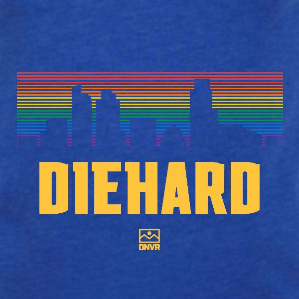 ALLCITY Men's Denver Blue 'Die Hard' T-Shirt product image