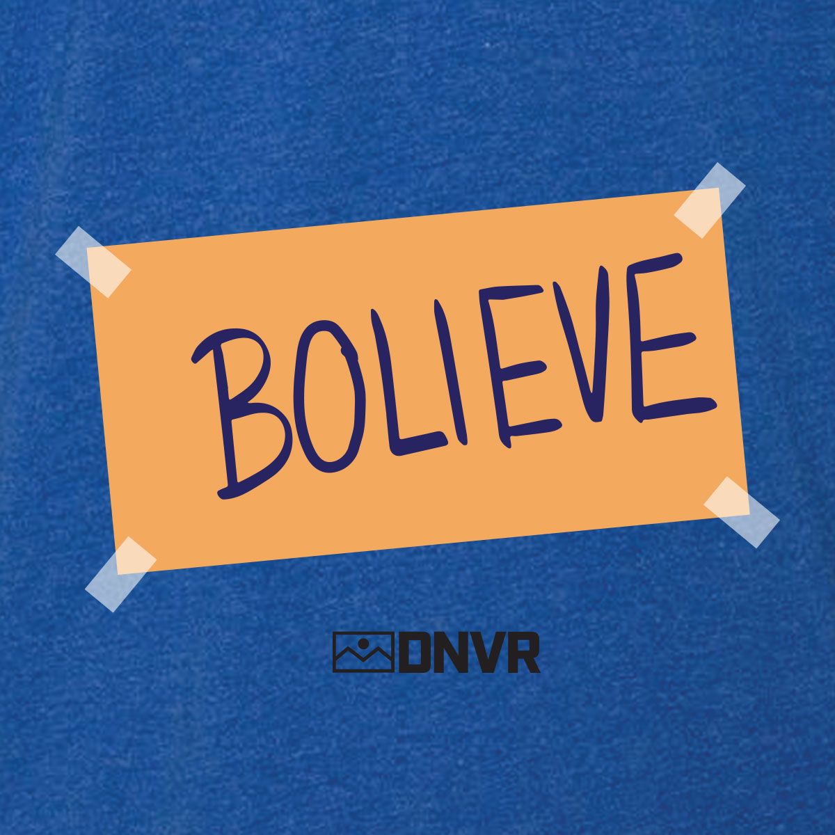 ALLCITY Men's Denver Blue 'Bolieve' T-Shirt product image