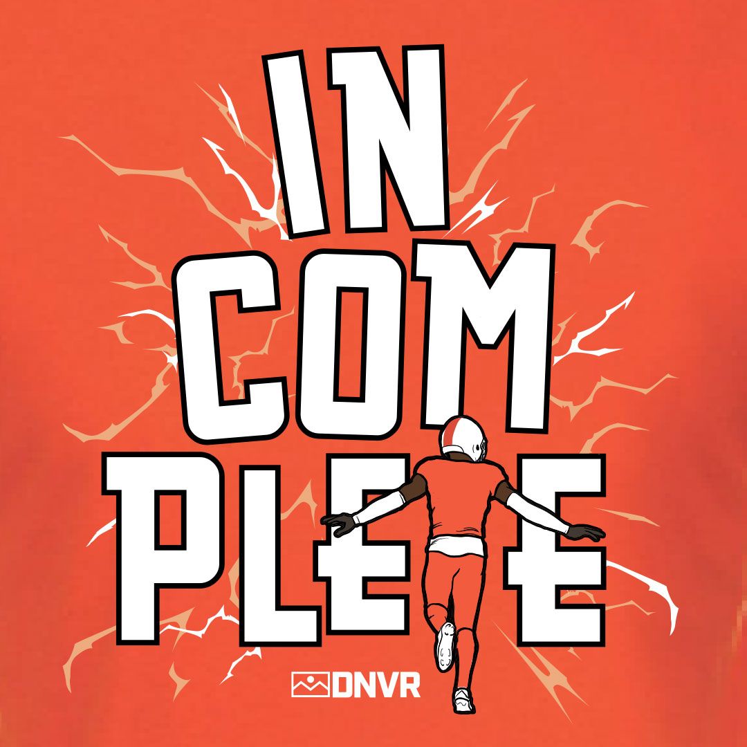 ALLCITY Men's Denver Orange Incomplete T-Shirt product image