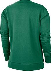 Nike Women's Boston Celtics Green Fleece Statement Crewneck product image