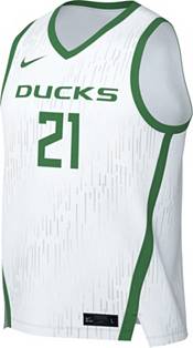Nike Men's Nike #21 Black Oregon Ducks Team Replica Basketball Jersey
