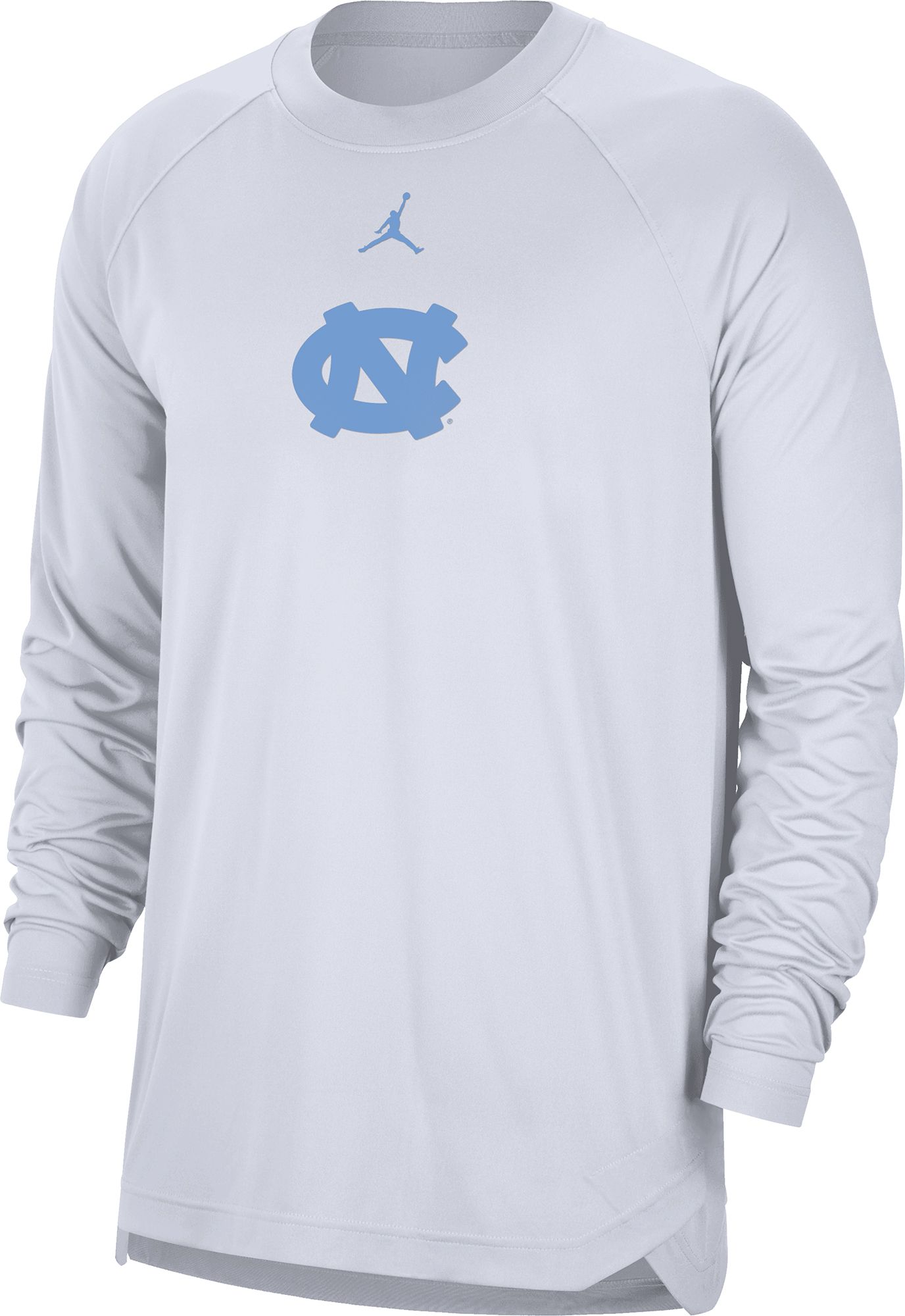 Nike Men's North Carolina Tar Heels White Spotlight Long Sleeve Shirt