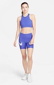 Nike Women's Dri-FIT Fast Mid-Rise Swoosh Shorts product image