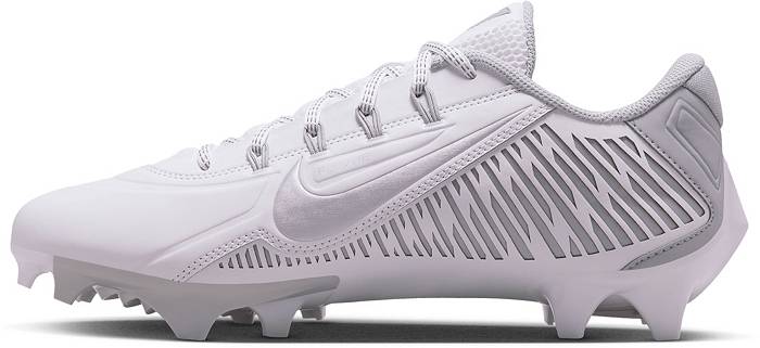Nike Men's Vapor Edge 360 VC Football Cleats, Size 11, White/Silver