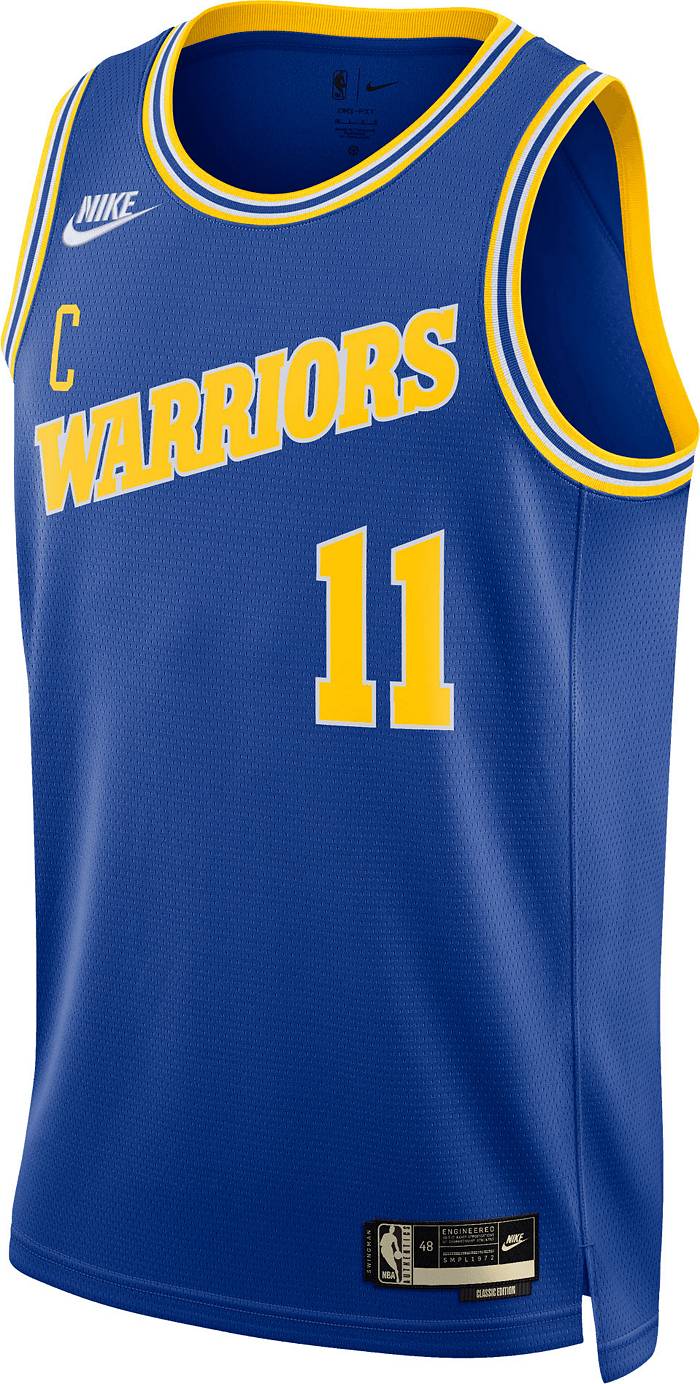 Nike Golden State Warriors NBA Klay Thompson #11 Mens Jersey Blue