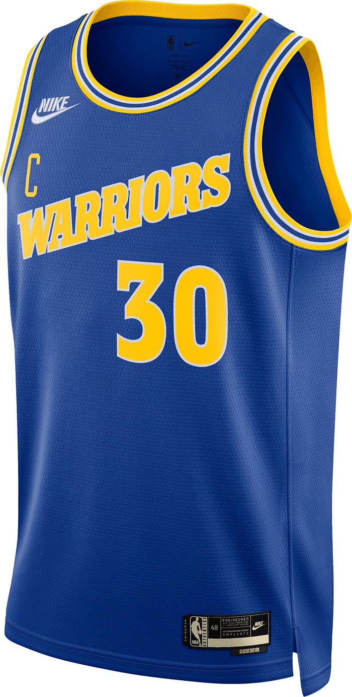NIKE Stephen Curry Golden State Warriors Swingman Jersey YOUTH S Dri-Fit  Steph
