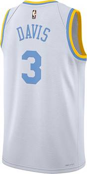 Men's Los Angeles Lakers Lebron James #6 Nike Blue Swingman Jersey