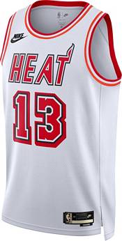 Nike Men's Miami Heat Bam Adebayo #13 White Hardwood Classic Dri-FIT Swingman Jersey product image
