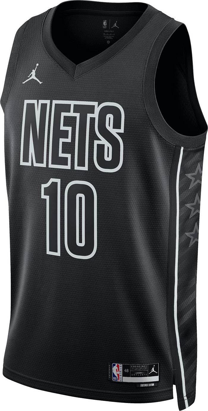 Nike Men's Brooklyn Nets Ben Simmons #10 Black Dri-FIT Swingman