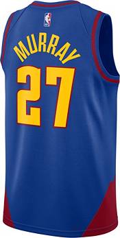 Dick's Sporting Goods Nike Youth 2021-22 City Edition Denver Nuggets Jamal  Murray #27 Blue Swingman Jersey