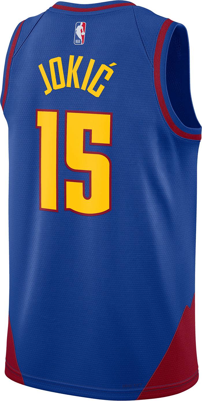 Nike Youth Denver Nuggets Nikola Jokic #15 Blue T-Shirt