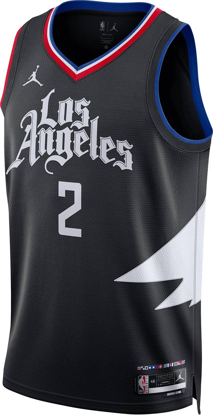 Nike Men's Los Angeles Clippers Kawhi Leonard #2 Black Dri-FIT