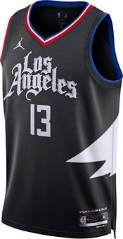 Nike / Men's 2021-22 City Edition Los Angeles Clippers Paul George #13 Blue  Dri-FIT Swingman Jersey