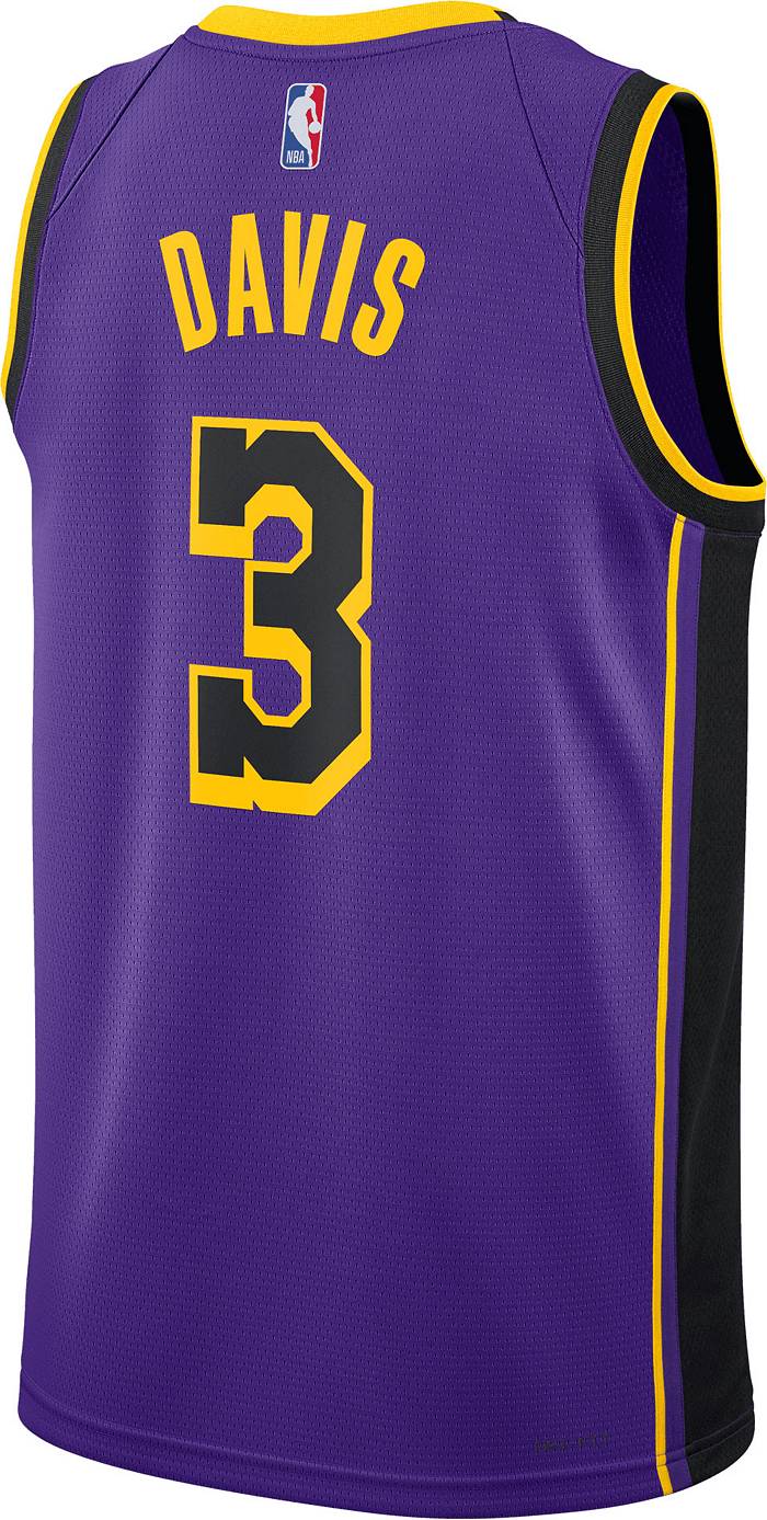 Men's Nike Anthony Davis Purple Los Angeles Lakers 2021/22 Swingman Jersey - City Edition