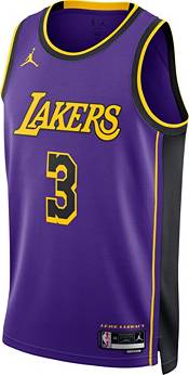 Los Angeles Lakers Anthony Davis #3 Nike Gold Swingman Jersey Size