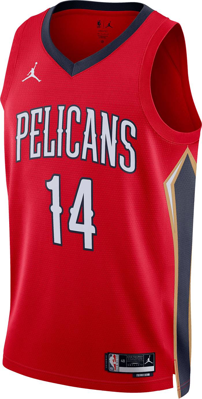 Brandon Ingram New Orleans Pelicans Jordan Brand Unisex Swingman Jersey -  Statement Edition - Red