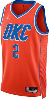 Jordan Men's Oklahoma City Thunder Shai Gilgeous-Alexander #2 Orange Dri-FIT Swingman Jersey product image