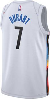 Nike Men's 2022-23 City Edition Brooklyn Nets Kevin Durant #7 White Dri-FIT Swingman Jersey product image