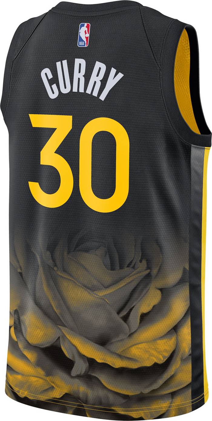 Nike Golden State Warriors 2021/22 Stephen Curry City Edition Swingman Jersey Black