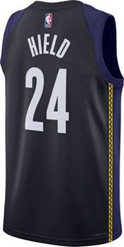 Nike Men's 2022-23 City Edition Indiana Pacers Buddy Hield #24 Navy Dri-FIT  Swingman Jersey