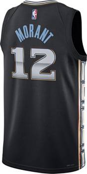Memphis grizzlies city edition jersey men's limited 75th swingman  basketball black shorts 2022