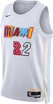 1293/6031 LE XXL Miami Heat Jimmy Butler Trophy Gold Swingman Numbered  Jersey
