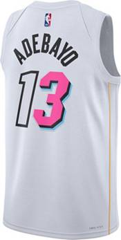 Top-selling Item] Bam Ado 13 Miami Heat White Association Edition 2022-23  3D Unisex Jersey NO6 Patch