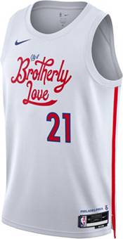 Nike Men's 2022-23 City Edition Philadelphia 76ers Joel Embiid #21 White Dri-FIT Swingman Jersey product image