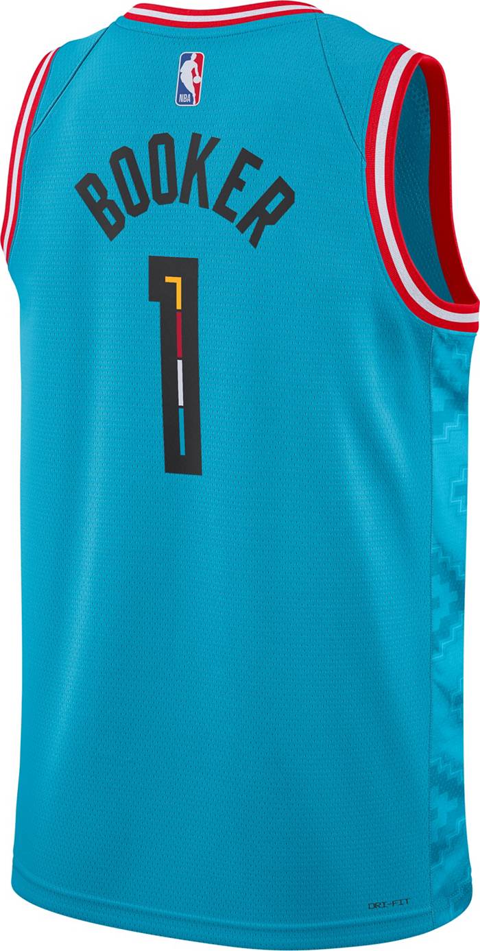 Devin Booker Phoenix Suns Black Nike The Valley Crewneck Jersey Shirt Mens XL