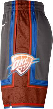 Nike Men's 2022-23 City Edition Oklahoma City Thunder Grey Dri-Fit Swingman Shorts product image