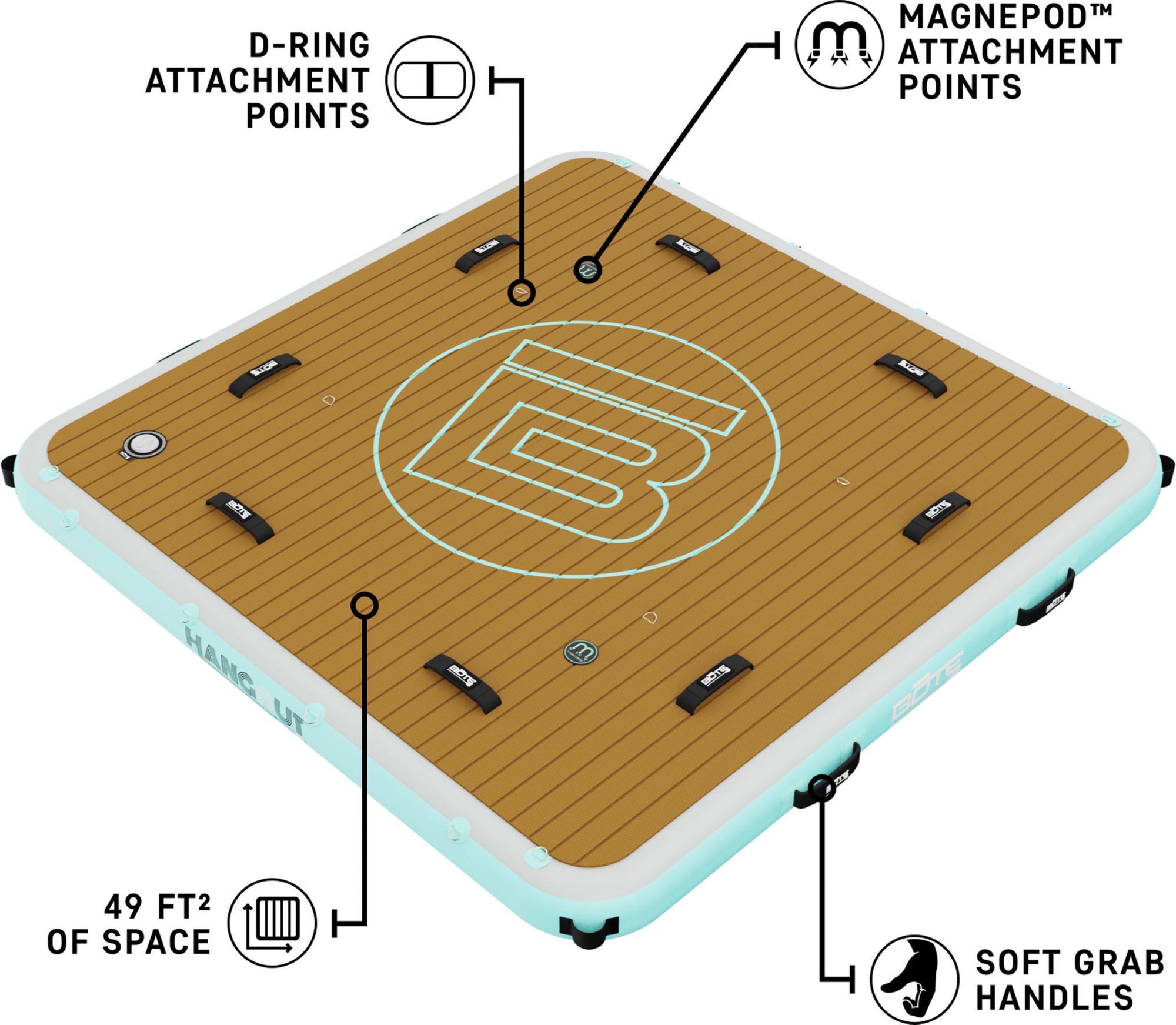 BOTE 10' Floating Inflatable Dock product image