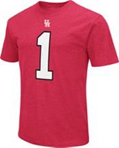 Colosseum Men's Houston Cougars Red Jamal Shead #1 T-Shirt product image
