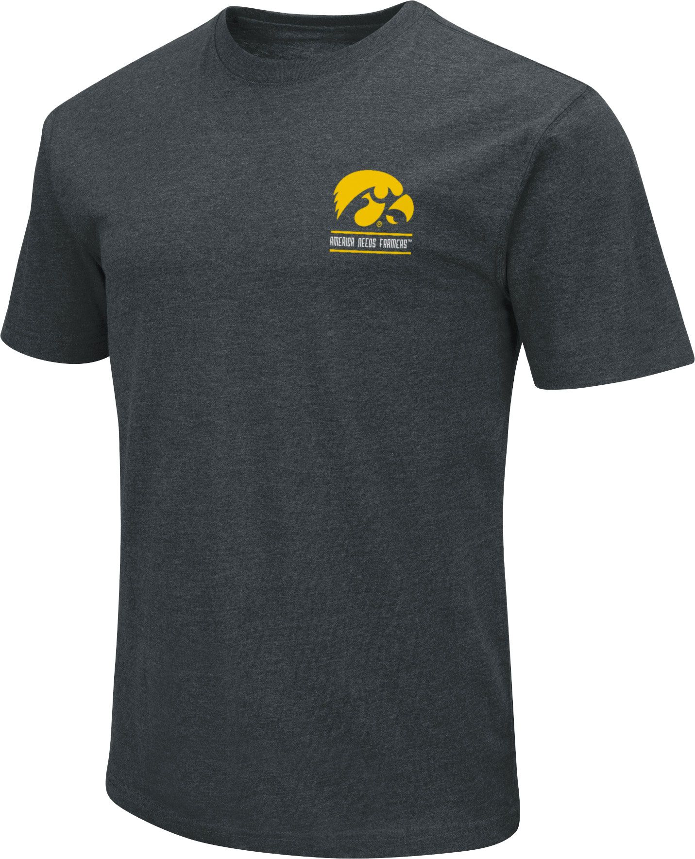 Colosseum Men's Iowa Hawkeyes Farm Strong Grey T-Shirt