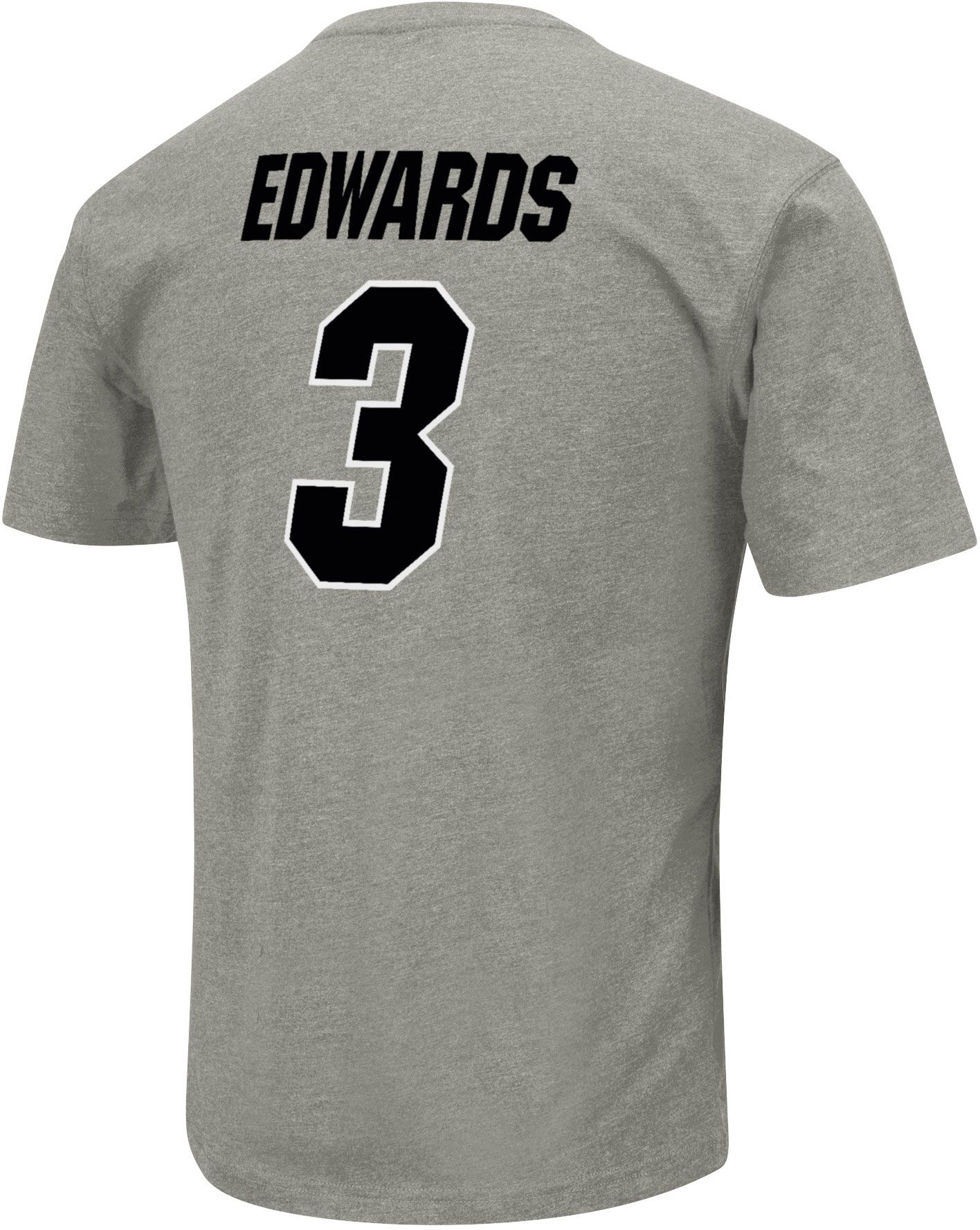 Colosseum Men's Colorado Buffaloes Dylan Edwards #3 Grey T-Shirt