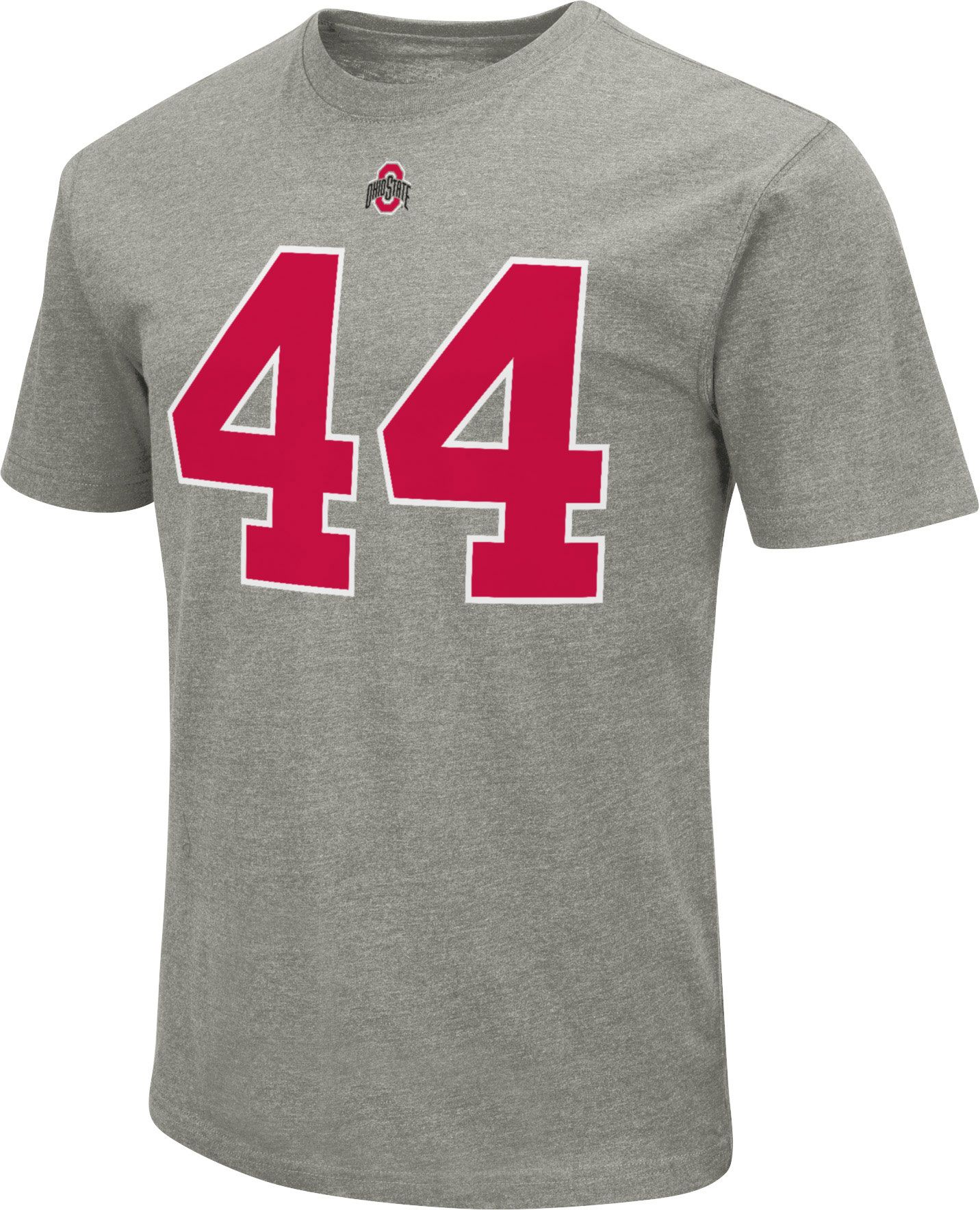 Colosseum Men's Ohio State Buckeyes J. T. Tuimoloau #44 Grey T-Shirt