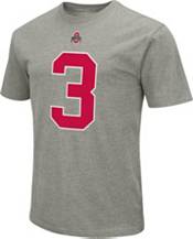 Colosseum Men's Ohio State Buckeyes Miyan Williams #3 Grey T-Shirt product image