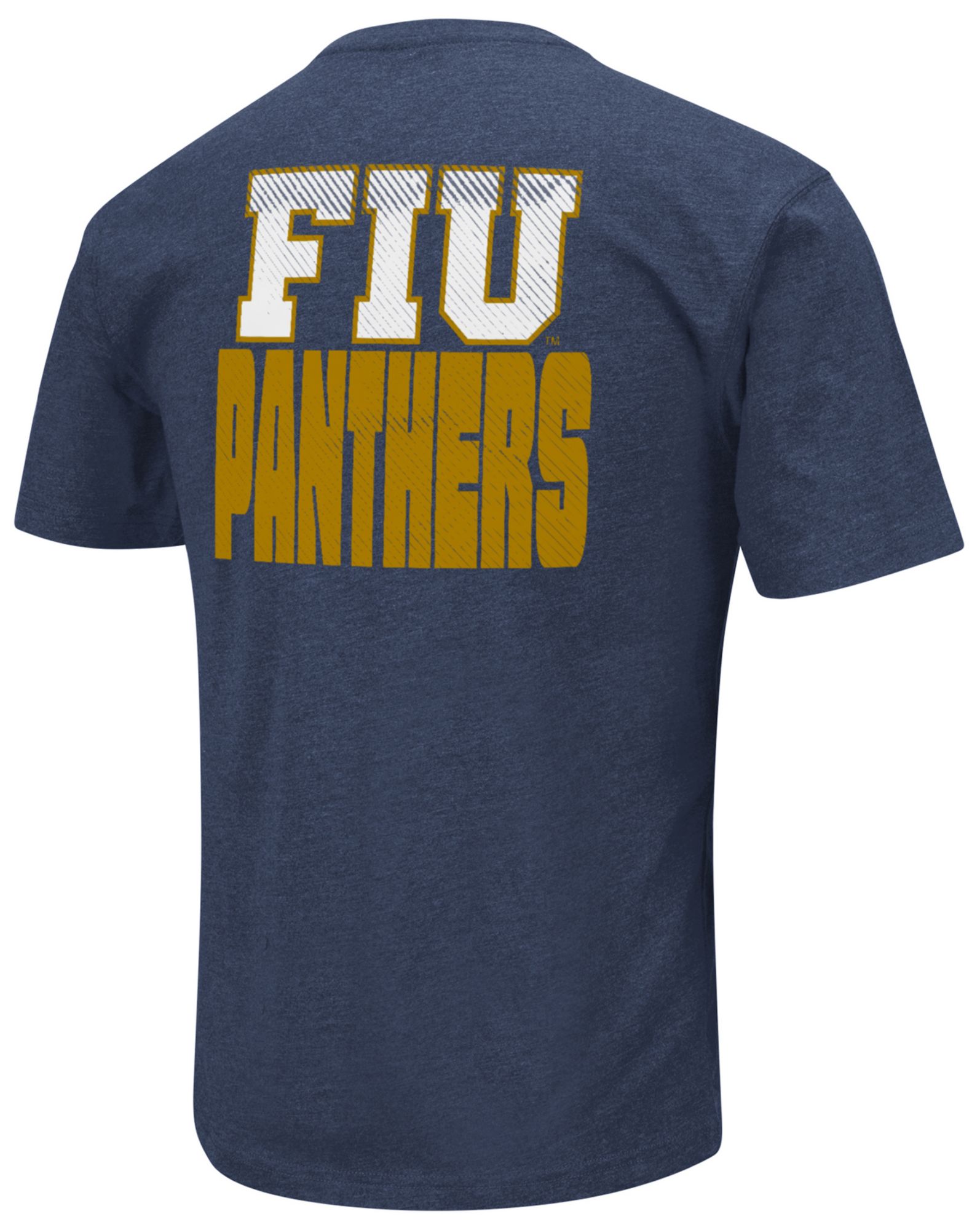Colosseum Men's FIU Golden Panthers Navy Playbook T-Shirt product image