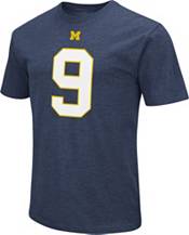 Colosseum Men's Michigan Wolverines J.J. McCarthy #9 Navy T-Shirt product image
