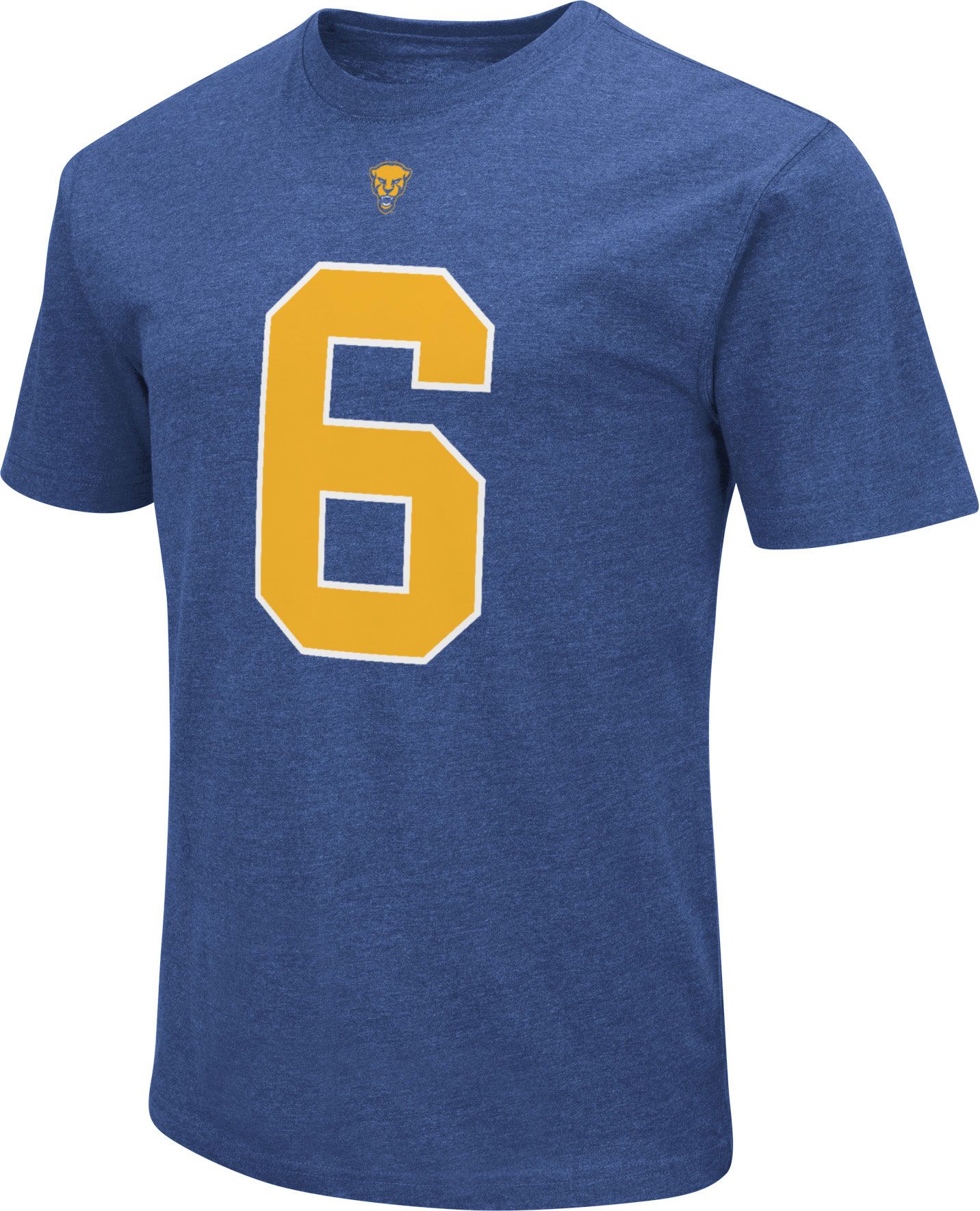 Colosseum Men's Pitt Panthers Rodney Hammond #6 Royal T-Shirt