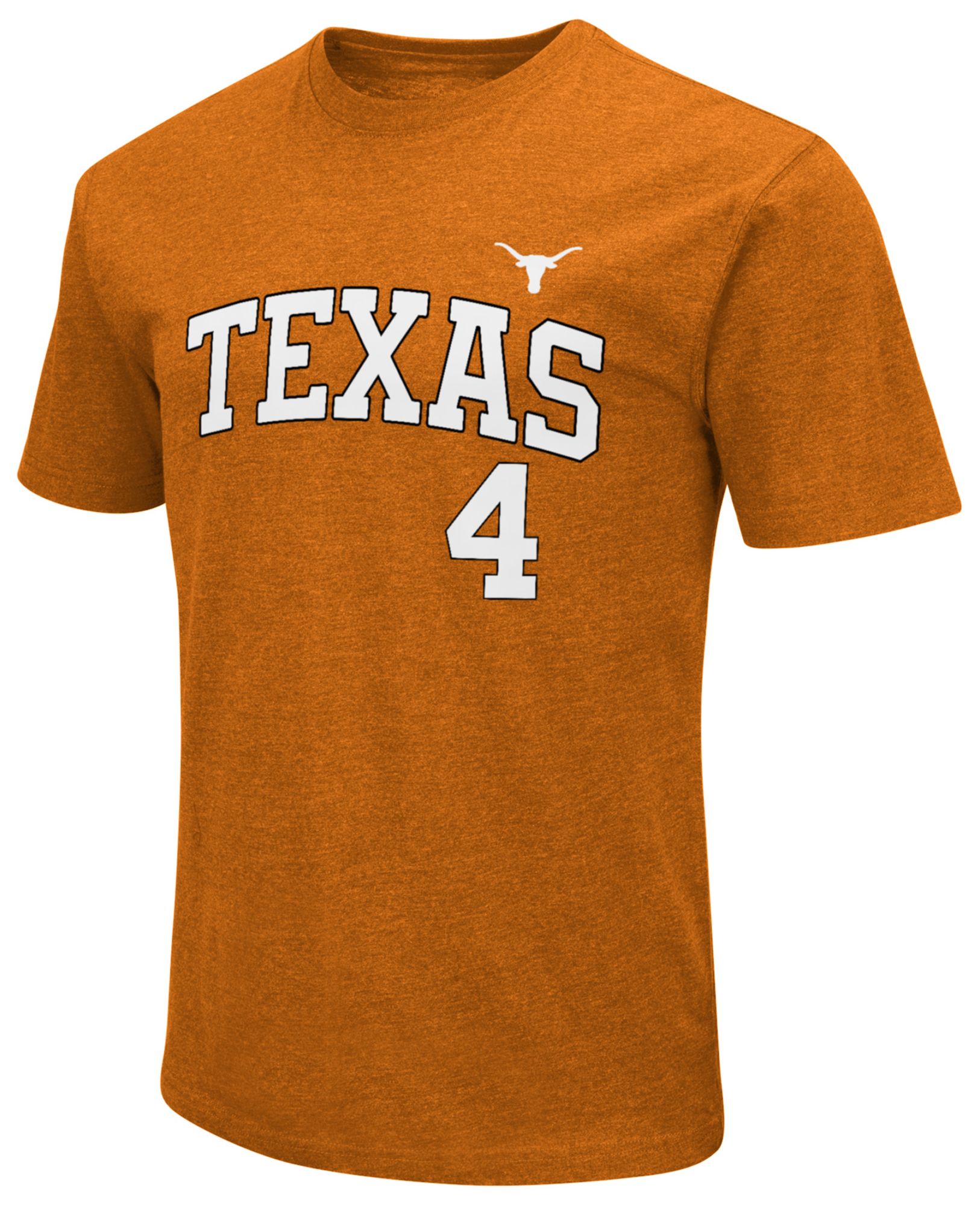 Colosseum Men's Texas Longhorns CJ Baxter #4 Orange T-Shirt product image