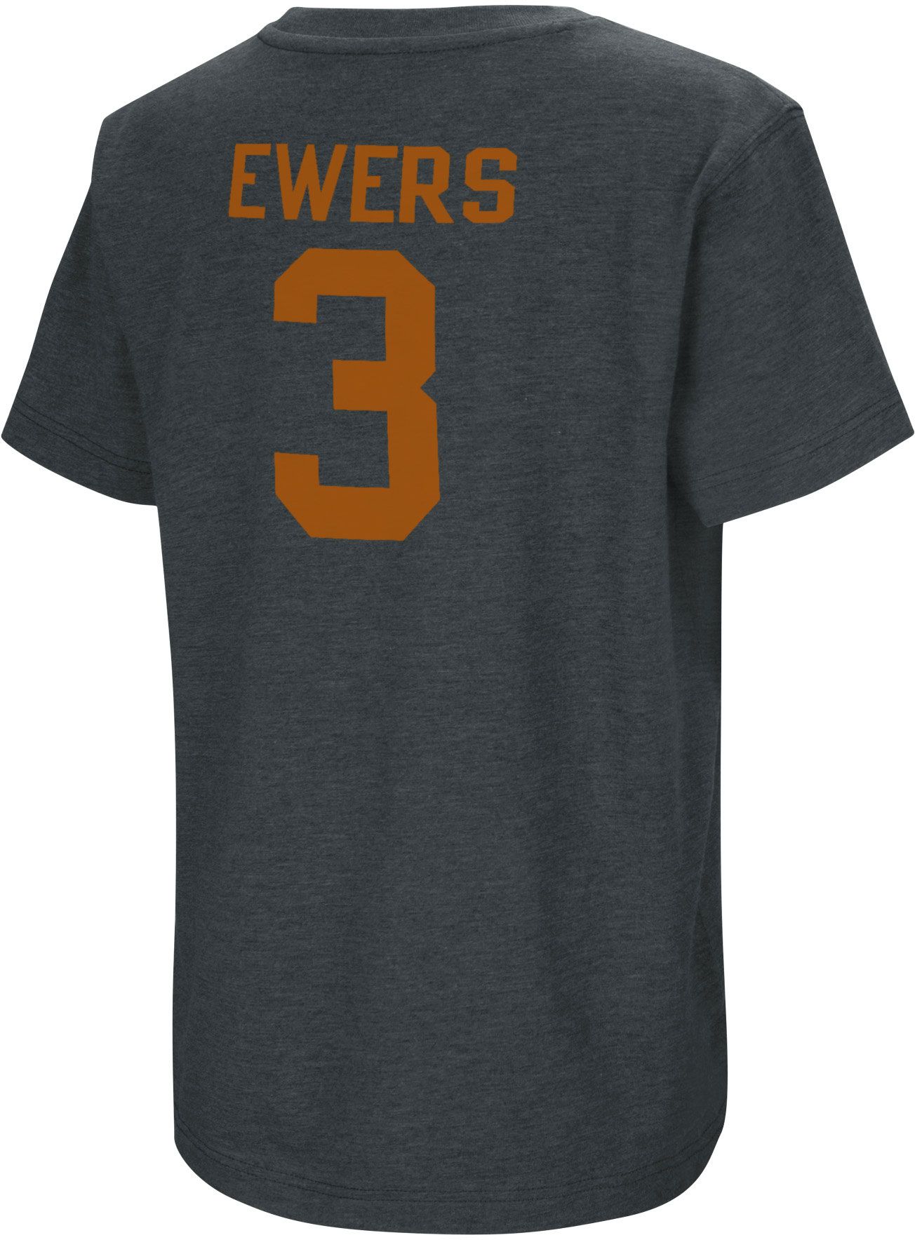 Colosseum Youth Texas Longhorns Quinn Ewers #3 Black T-Shirt product image